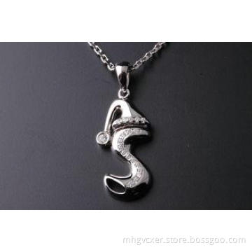 Women 's jewellery 925 sterling silver CZ pendant For Anniv
